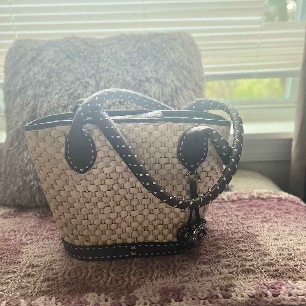 Beige and brown Brighton bag